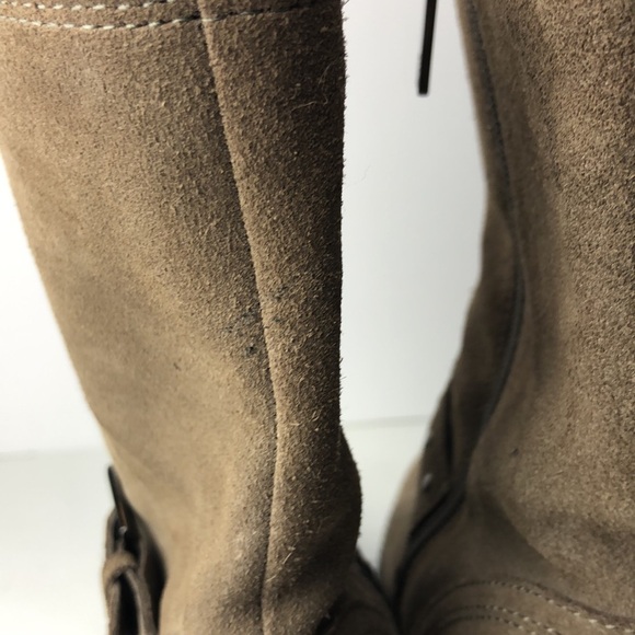 Anne Klein Brier Taupe Heeled Midi Boots 8 - Picture 5 of 15